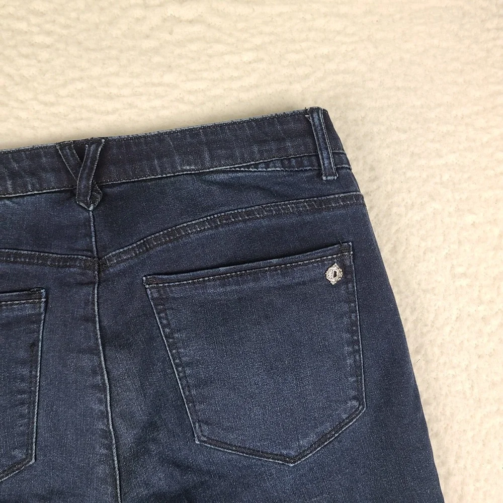 Democracy Jeans Womens 6‎ Ab Solution Skinny Dark Wash Blue